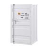 Cargo White Finish Chest - Metal White - Five Adjustable Shelves - Modern Storage Solution - Durable Industrial Design view 4