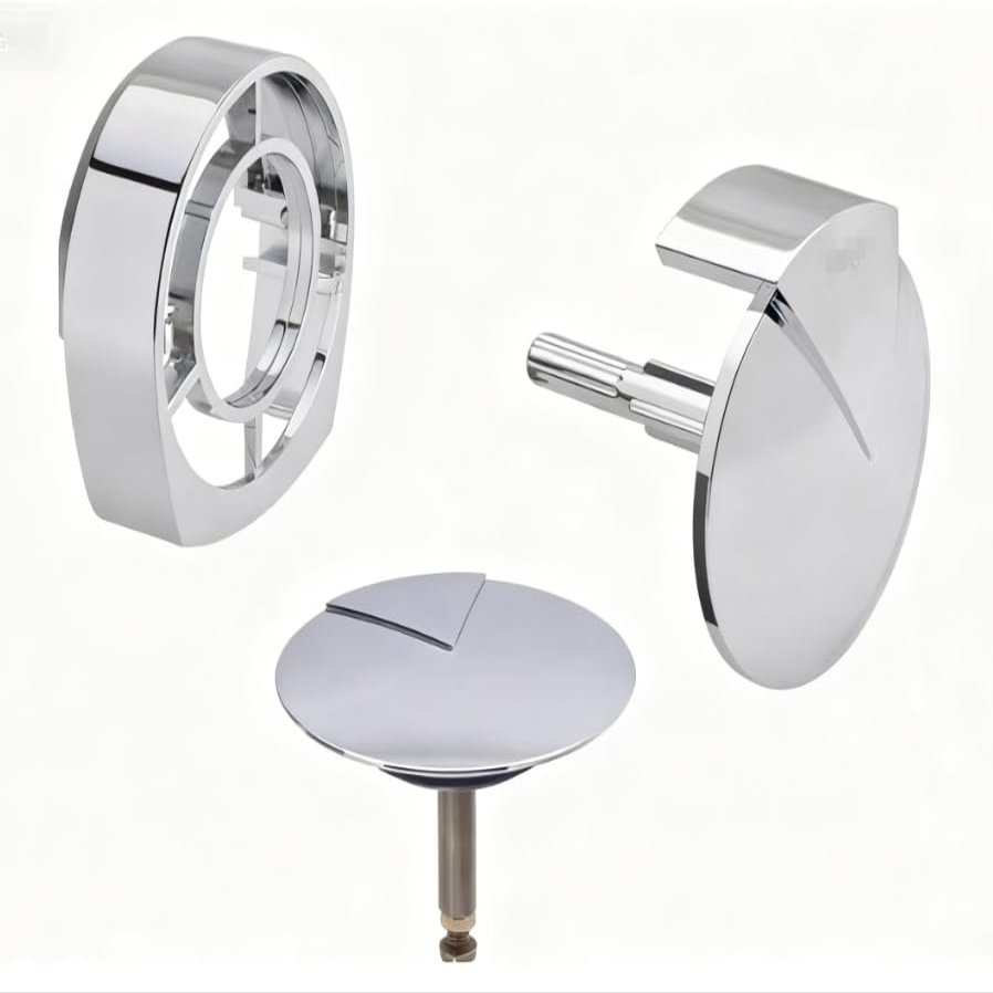 Bathtub drainer switch knob plug panel plug water stop cover 306847 Replacement for VIEGA