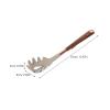 MUELODSIC Silicone Pasta Fork Noodle Strainer Colander Spoon Kitchen Utensil Heat Resistant Reusable Cooking Tool for Spaghetti and Pasta Serving view 2