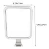 BESPORTBLE Anti Fog Mirror with Suction Cup Hook Aluminum Bathroom view 2