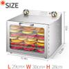 Food Dehydrator, 400W Commercial Dryer,Machine for Jerky, Mushrooms, Beef, Herbs, Yogurt view 2