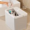 Luqeeg Automatic Motion Sensor Trash Can, 8L Touchless Garbage Can Odor Resist with Telescopic Sealed Lid Modern Electric Desktop Trash Bin for Home Kitchen Office Car view 2