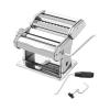 1pc Manual Pasta Roller Maker Set with Ravioli Attachment for Spaghetti, Fettuccine(Silver 2) view 1