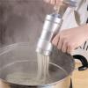 1pcs Stainless Steel Manual Noodle Maker Press Machine for Home Use Pasta Dough Roller with 2 Moulds Kitchen Tool for Spaghetti, Fettuccine view 3