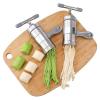 1pcs Stainless Steel Manual Noodle Maker Press Machine for Home Use Pasta Dough Roller with 2 Moulds Kitchen Tool for Spaghetti, Fettuccine view 4