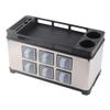 Multi-Function Spice Rack Organizer with Storage Box, Seasoning Bottle Holder, Includes Spoon & Knife, Ideal Kitchen Spice Container for Efficient Organization view 1