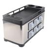 Multi-Function Spice Rack Organizer with Storage Box, Seasoning Bottle Holder, Includes Spoon & Knife, Ideal Kitchen Spice Container for Efficient Organization view 4