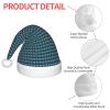Bkdogkt Sea Turtles Print Christmas Elf Hat Unisex Warm Xmas Holiday Party Headwear For New Year Events view 4