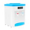 Top Loading Water Dispenser, 110V 550W Desktop Electric Water Dispenser 194 Hot and Cold Water Cooler Efficient Cooling & Heating for Bedroom Office Grocery Store & Cabinet (White + Blue) view 1