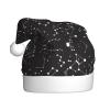 QAWJNK Starry divination constellation print Santa Claus hat, holiday decorative hat New Year's party headwear Christmas party hat view 1