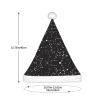 QAWJNK Starry divination constellation print Santa Claus hat, holiday decorative hat New Year's party headwear Christmas party hat view 3