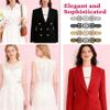 4 Pcs Vintage Cinch Clips - Classic Style Waist Cincher & Clothes Tightener | For Dress, Shawl, Sweater, Cardigan, Pants - Womens Collar/Waist Fit Clips view 3