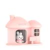 Colorful LED Volcano Humidifier, Ultrasonic Cool Mist Auto Shut-Off Car Diffuser, 2 Fog Mode Ultra Quiet Humidifier USB-300ml for Winter Christmas Bedroom Home, Office Cute Bunny Cartoon (M351-Pink) view 1