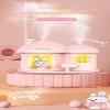 Colorful LED Volcano Humidifier, Ultrasonic Cool Mist Auto Shut-Off Car Diffuser, 2 Fog Mode Ultra Quiet Humidifier USB-300ml for Winter Christmas Bedroom Home, Office Cute Bunny Cartoon (M351-Pink) view 2
