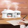 Colorful LED Volcano Humidifier, Ultrasonic Cool Mist Auto Shut-Off Car Diffuser, 2 Fog Mode Ultra Quiet Humidifier USB-300ml for Winter Christmas Bedroom Home, Office Cute Bunny Cartoon (M351-Pink) view 3