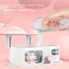 Colorful LED Volcano Humidifier, Ultrasonic Cool Mist Auto Shut-Off Car Diffuser, 2 Fog Mode Ultra Quiet Humidifier USB-300ml for Winter Christmas Bedroom Home, Office Cute Bunny Cartoon (M351-Pink) view 4