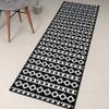 25 Ft Extra Long Non-Slip Black-White Hallway Kitchen Runner Rug, 2'7" X 25' Washable Carpet - Rubber Backed, Custom Length Floor Mat for Entryway Stairs Bedroom Bathroom Mudroom view 1