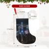 Aerial Night of View Hong Kong Print Christmas Stockings Holiday for Family Party Xmas Decor Gift Filling Accessory view 4