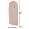 22 In Garment Bag Covers, Clothes Cover for Hanging, with Zipper and Clear Window for Coats, Jackets, Shirts(Gray,140 * 57CM/55 * 22IN) view 2