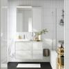 ProTuning NGSJN Wall cabinet with door, high-gloss white, 40x15x95 cm view 2