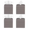 American Football Print Square Tissue Box Cover for Living Room Bedroom Office Daily Decor Organizer Holder view 2