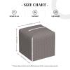 American Football Print Square Tissue Box Cover for Living Room Bedroom Office Daily Decor Organizer Holder view 4