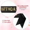 3 Pack It's My Birthday Sash, Satin Happy Birthday Sash with Gold Foil for Women Men Birthday-Decorations (Pink White Black) view 3
