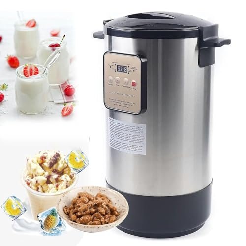 12l Yogurt Maker Stainless Steel Smart Fermentation Machine, Electric Fermenter Machine Time and Temperature Control, for Commercial Home Bar