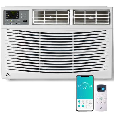 Garvee 12000 BTU Window Air Conditioner 115v, Fast Cooling for Rooms Up to 550 Sq.Ft, WiFi-Enabled with Remote Control Reusable Filter, Ideal for Apartment, Living Room, Office, Kitchen
