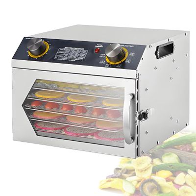 Stainless Steel Freeze Dryer Machine, 6/8/12 Layers Electric Food Dehydrator for Jerky, Fruits, Vegetables, Herbs & Dog Treats - High Efficiency, 6thFloor