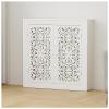 White Steam Radiator Covers Household for Old Radiators, Waterproof/Flame Retardant, Hide Cluttered Pipes, Decoration Furniture Radiator Covers for Kitchen/Hallway/Living Room/Off B 19.7"Lx31.5"Hx6"D view 1