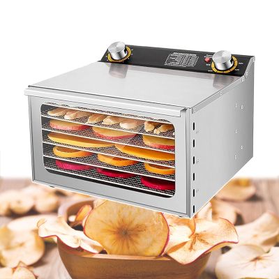 Commercial Freeze Dryer & Food Dehydrator, 6/8/12-Layer Electric Jerky Maker, 194F Temp, 48H Timer, Ideal for Meat, Fruits, Herbs, Mushrooms - High Efficiency!