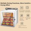 Commercial Freeze Dryer & Food Dehydrator, 6/8/12-Layer Electric Jerky Maker, 194F Temp, 48H Timer, Ideal for Meat, Fruits, Herbs, Mushrooms - High Efficiency! view 2