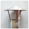 GAZOGJ Chimney Rain Cap,Chimney Flue Cover, All Weather Conditions Top Round Exhaust Cap,for Ducting Ventilation Cap Rain Hat Hood Chimney, Pipe Rain Cover Protector Cap,d21cm/8,d9cm/3.54in view 1
