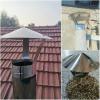 GAZOGJ Chimney Rain Cap,Chimney Flue Cover, All Weather Conditions Top Round Exhaust Cap,for Ducting Ventilation Cap Rain Hat Hood Chimney, Pipe Rain Cover Protector Cap,d21cm/8,d9cm/3.54in view 4