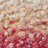 5D Fabric Gradient Fake Flower Backdrop, High-Density Silk Rose, Artificial Flower Wall, for Wedding Decor, Ceremony, Reception(Excluding Flower Racks),1.22.4m/48ft view 4