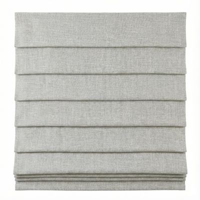 Horizontal Window Roman Blinds - Cordless, Blackout Shades, Easy-Install. Perfect for Kitchen, Bathroom, Bedroom, and Home - Horizontal, No Drill, Custom SizeCreamy Grey-blackout-41 1/2" W x 40" H