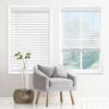Wood Blinds for Windows Cordless Window Blinds with Decorative Board Faux 2 inch Wooden Blind for Home Interior Windows. White,62.5" W x 38" H view 2