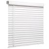 Wood Blinds for Windows Cordless Window Blinds with Decorative Board Faux 2 inch Wooden Blind for Home Interior Windows. White,62.5" W x 38" H view 3