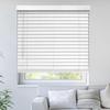 Wood Blinds for Windows Cordless Window Blinds with Decorative Board Faux 2 inch Wooden Blind for Home Interior Windows. White,58.5" W x 100" H view 1