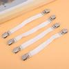 Odorkle 4PCS Elastic Crisscross Bed Mattress Sheet Straps Holder Clips Easy Install Adjustable Fasteners Keep Sheets Tightly Good Resilience Protects Fabric 8in Stretchable (Black White) (White) view 4