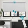 BlindsAvenue Simply Motorized Cellular Shades with Remote Control, Automatic Electric Cordless Wireless Blinds for Indoor Window, Blackout Blind, Color: White, Size: 51" W x 48" L view 2