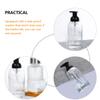 ADOCARN Refillable Pump Bottle for Shampoo and Lotion Transparent Press-style Bathroom Soap Dispenser Compact Lightweight Refillable Bottle for Shower Wash Basin Residential and view 3