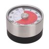 Retro Round Mechanical Visual Timer, Digital Countdown Timer for Kitchen Baking Study Work Hair Dyeing Fitness, ABS Material with Clear Scale and 304 Stainless Steel Design, view 1