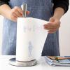 Stainless Steel Kitchen Countertop Roll Holder, Standing Paper Towel Roll Organize with Anti Slip Base(Silver) view 2