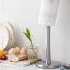 Stainless Steel Kitchen Countertop Roll Holder, Standing Paper Towel Roll Organize with Anti Slip Base(Silver) view 4