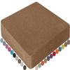 JACOJE Indoor/Outdoor Cushion Seat Square Non-Slip Chair Pads 1/2/3/4cm Thick Chair Cushions with Machine Washable Cover(@10,12x12x4in) view 1