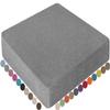 JACOJE Indoor/Outdoor Cushion Seat Square Non-Slip Chair Pads 1/2/3/4cm Thick Chair Cushions with Machine Washable Cover(@1,12x12x2in) view 1