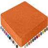 JACOJE Indoor/Outdoor Cushion Seat Square Non-Slip Chair Pads 1/2/3/4cm Thick Chair Cushions with Machine Washable Cover(@19,14x14x1in) view 1