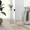 BSKJMMP Acrylic Couch Side Tables 5mm for Living Room Office 2 Tier Home Bar Cart Rolling Serving Modern Storage for Living Room Kitchen view 4